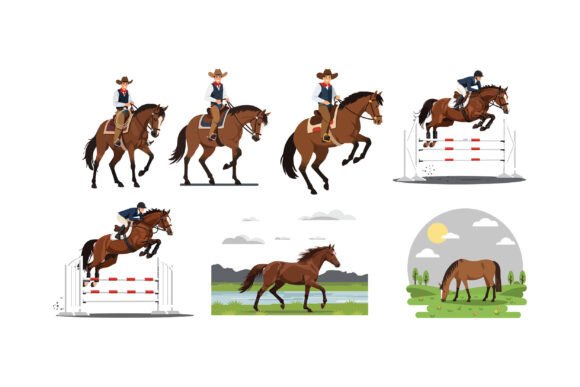 Capturing Dynamic Motion: The Equestrian Riders Design Collection