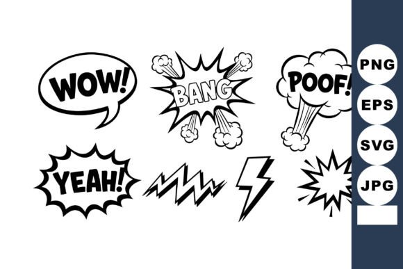 Comic Style Black and White Pop Art Soun: Dynamic Typography for Bold Statements
