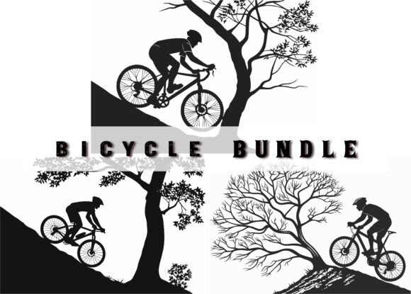 Speed in Shadow – Cyclist Silhouette: Capturing Motion in Design