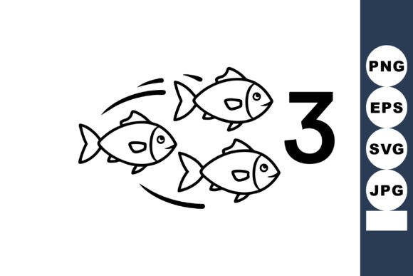 Three Fish Swimming: A Guide to This Clean Vector Design